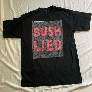 Vintage anti-Bush tee